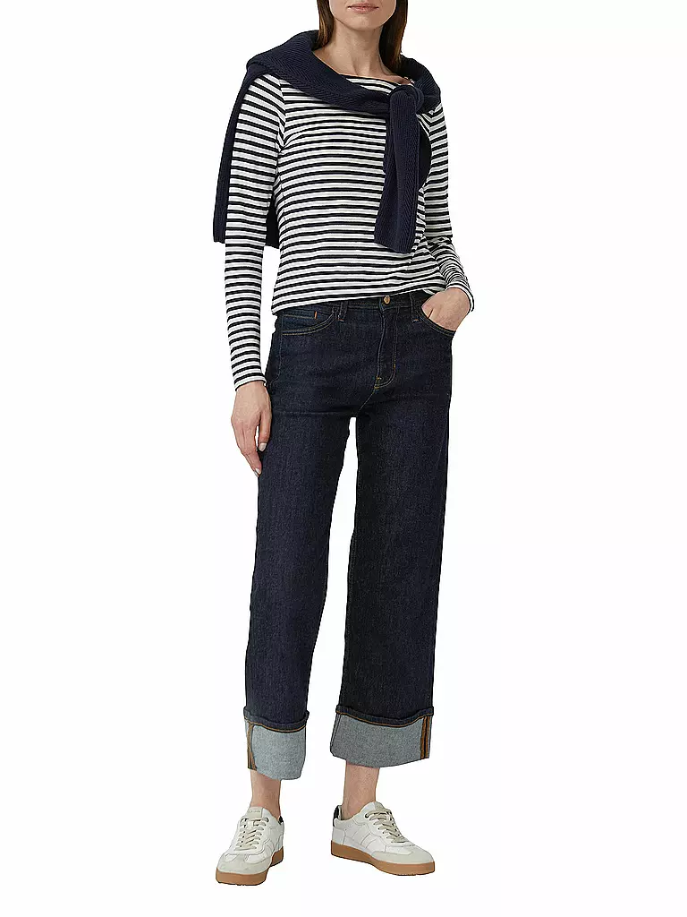 S.OLIVER | Langarmshirt  | blau