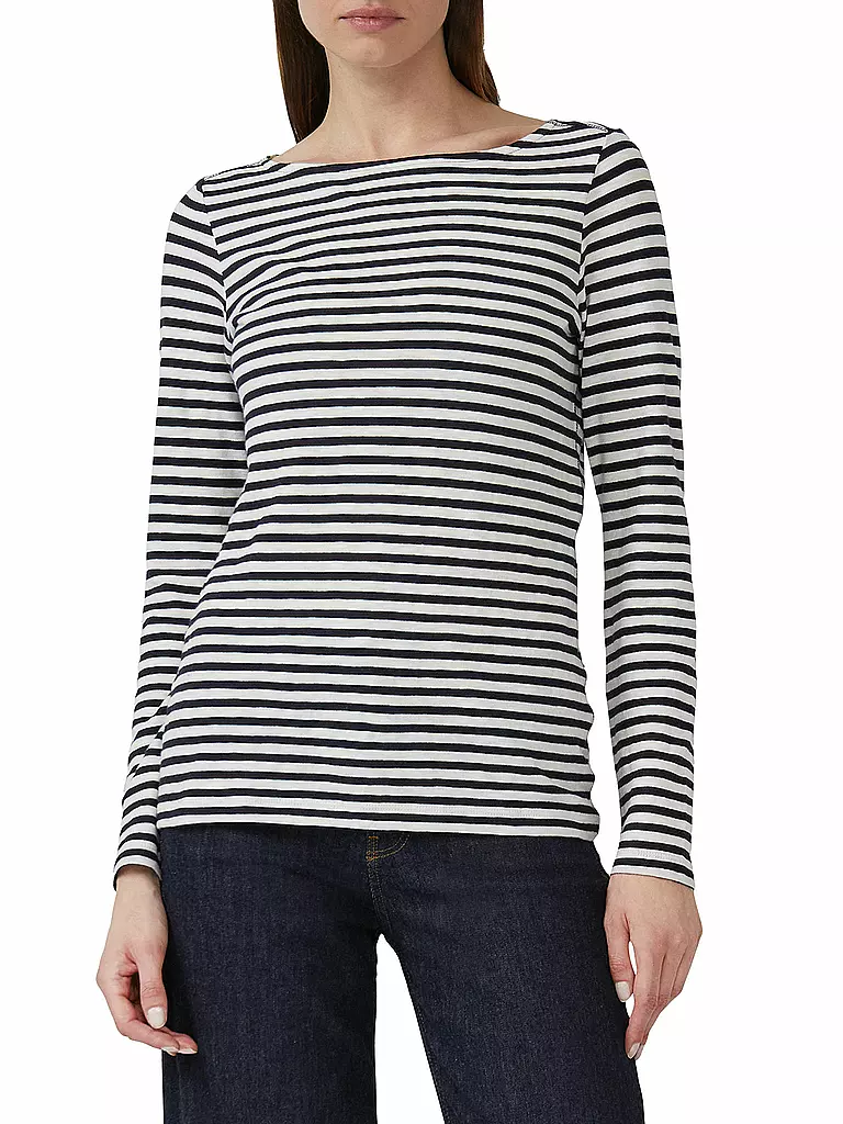 S.OLIVER | Langarmshirt  | blau