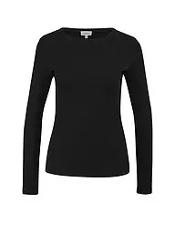 S.OLIVER | Langarmshirt | schwarz