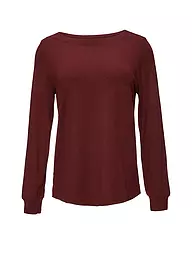 S.OLIVER | Langarmshirt | dunkelrot