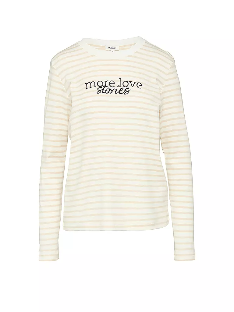 S.OLIVER | Langarmshirt | beige