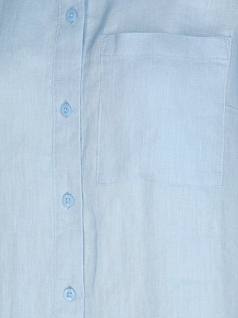 S.OLIVER | Leinenbluse  | blau