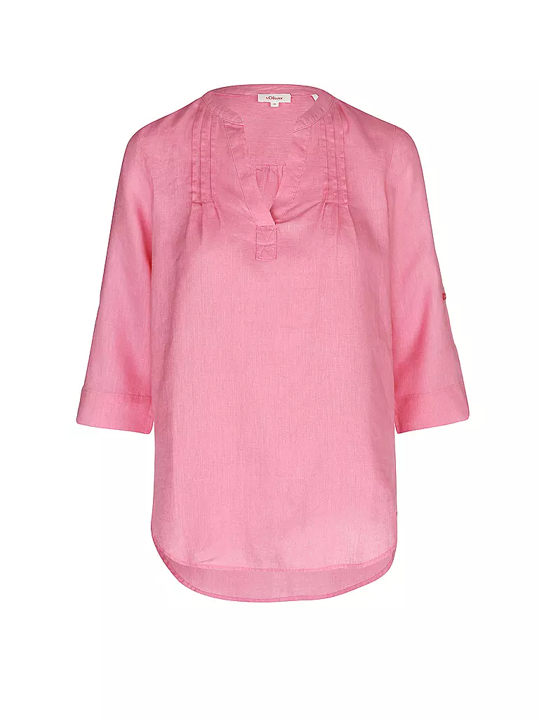 S.OLIVER | Leinenbluse | pink