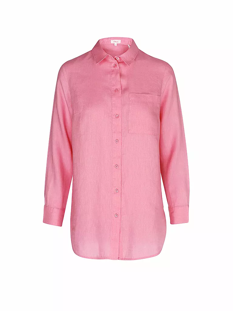 S.OLIVER | Leinenbluse | pink