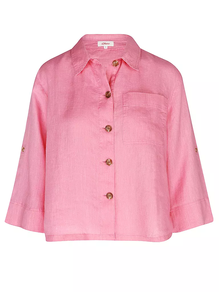 S.OLIVER | Leinenbluse | pink