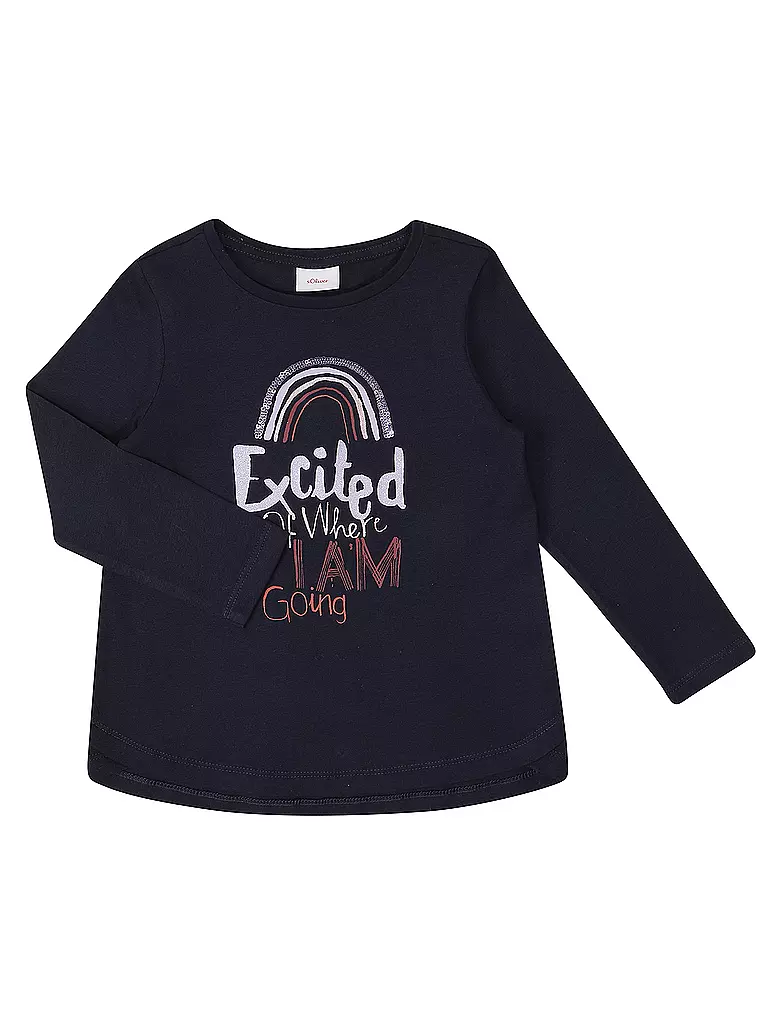 S.OLIVER | Mädchen Langarmshirt  | dunkelblau