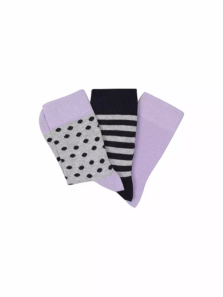 S.OLIVER | Mädchen Socken 3er Pkg lavendula | lila