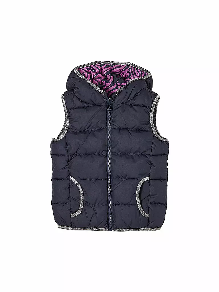 S.OLIVER | Mädchen Wende Gilet | blau