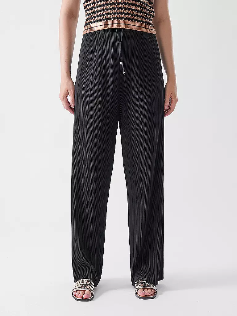 S.OLIVER | Marlenehose  | schwarz