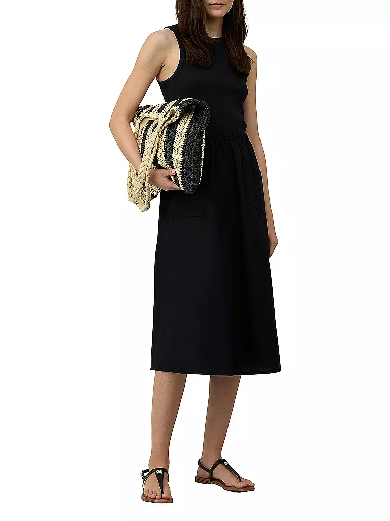 S.OLIVER | Midikleid | schwarz