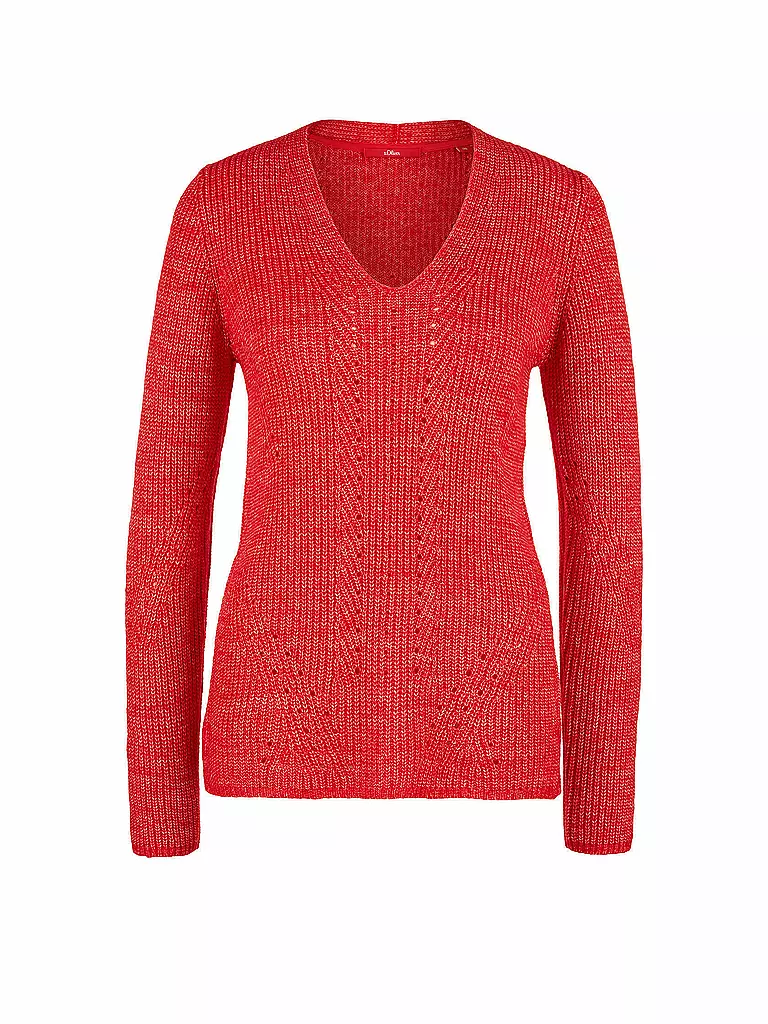 S.OLIVER | Pullover  | rot