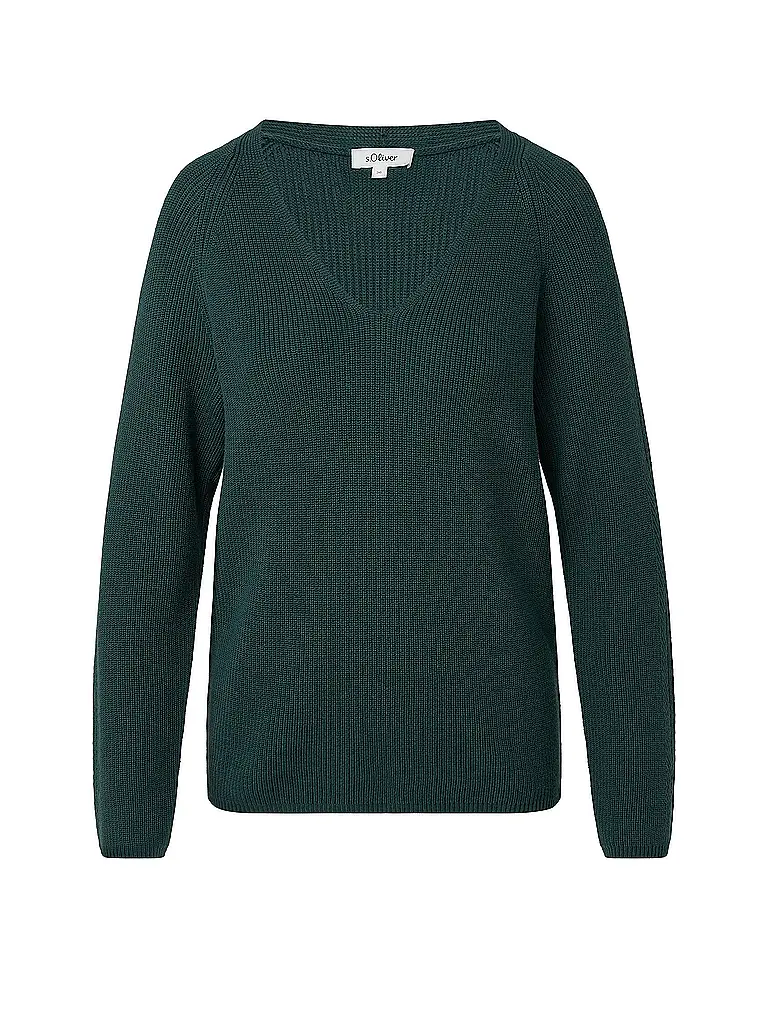 S.OLIVER | Pullover  | dunkelgrün