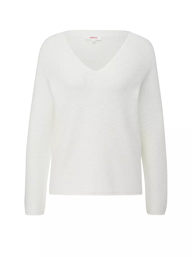 S.OLIVER | Pullover | weiss