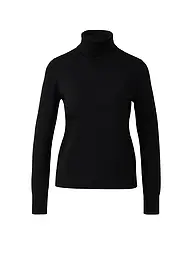 S.OLIVER | Rollkragenpullover  | schwarz