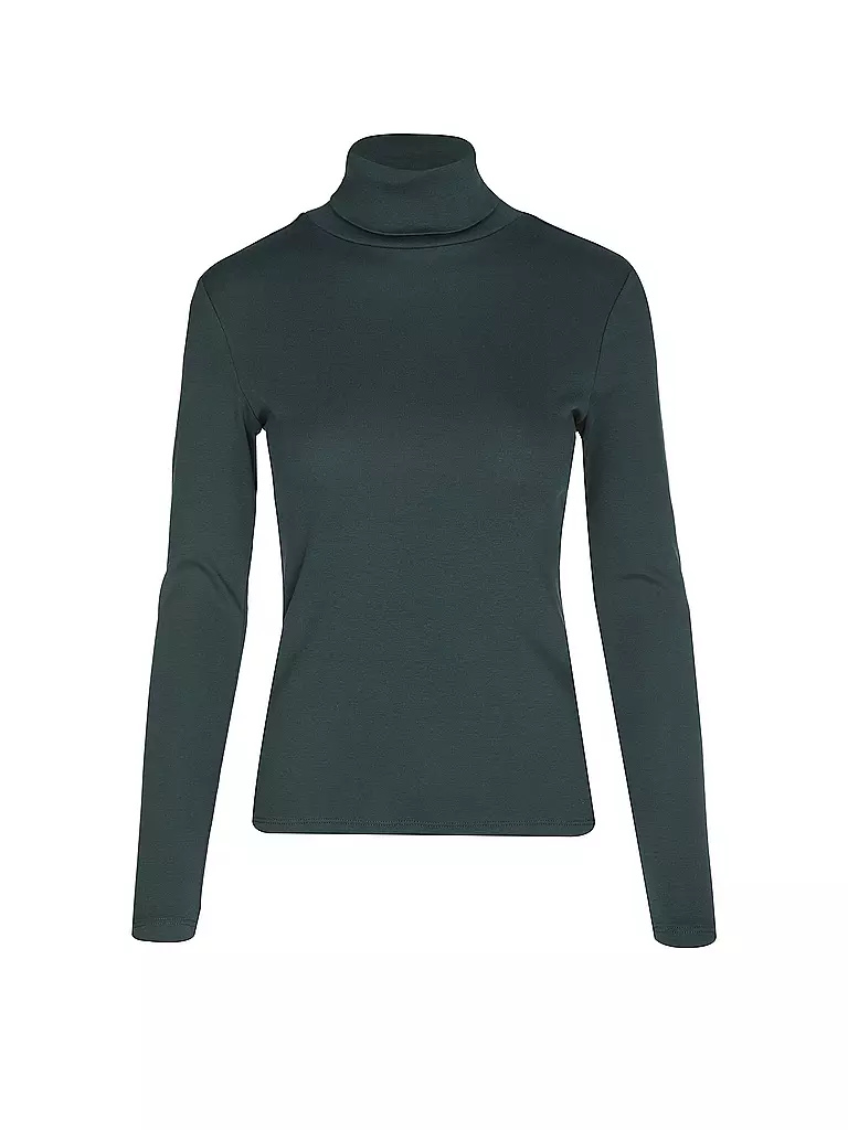 S.OLIVER | Rollkragenpullover  | dunkelgrün