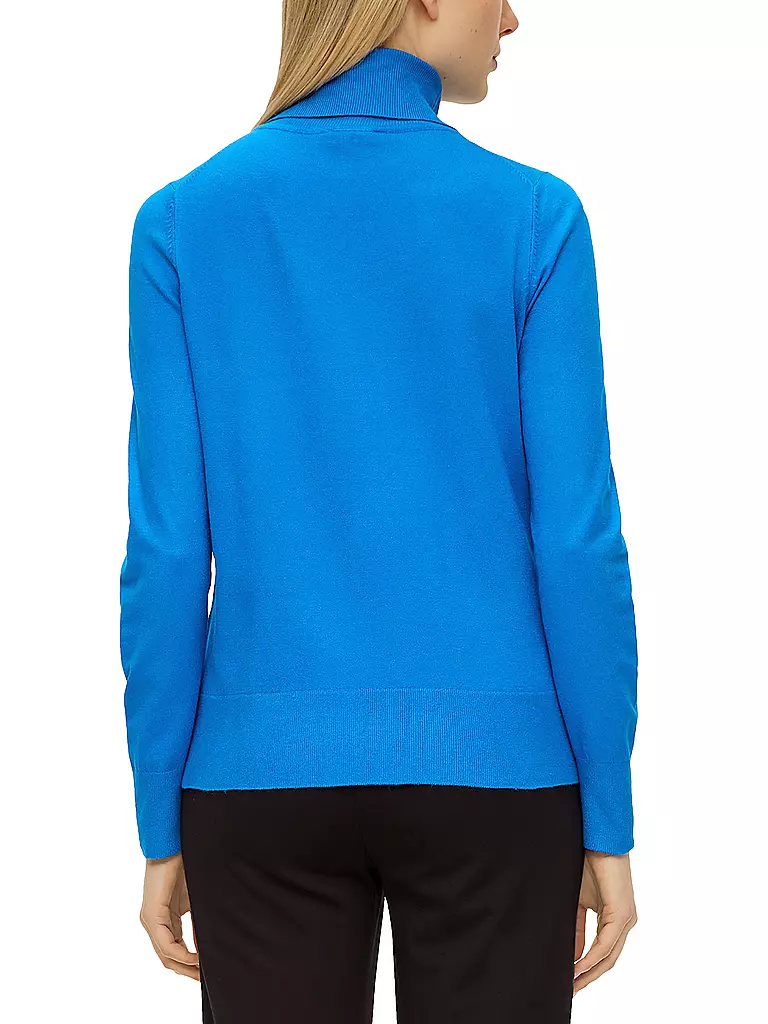 S.OLIVER | Rollkragenpullover | blau