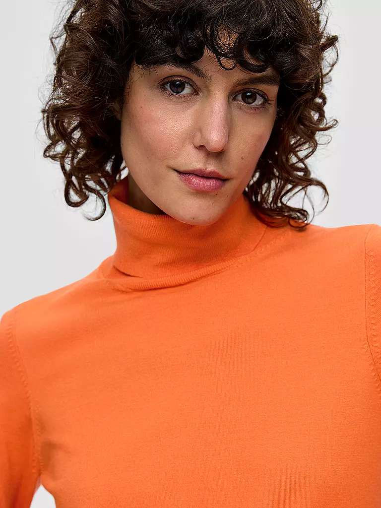 S.OLIVER | Rollkragenpullover | orange