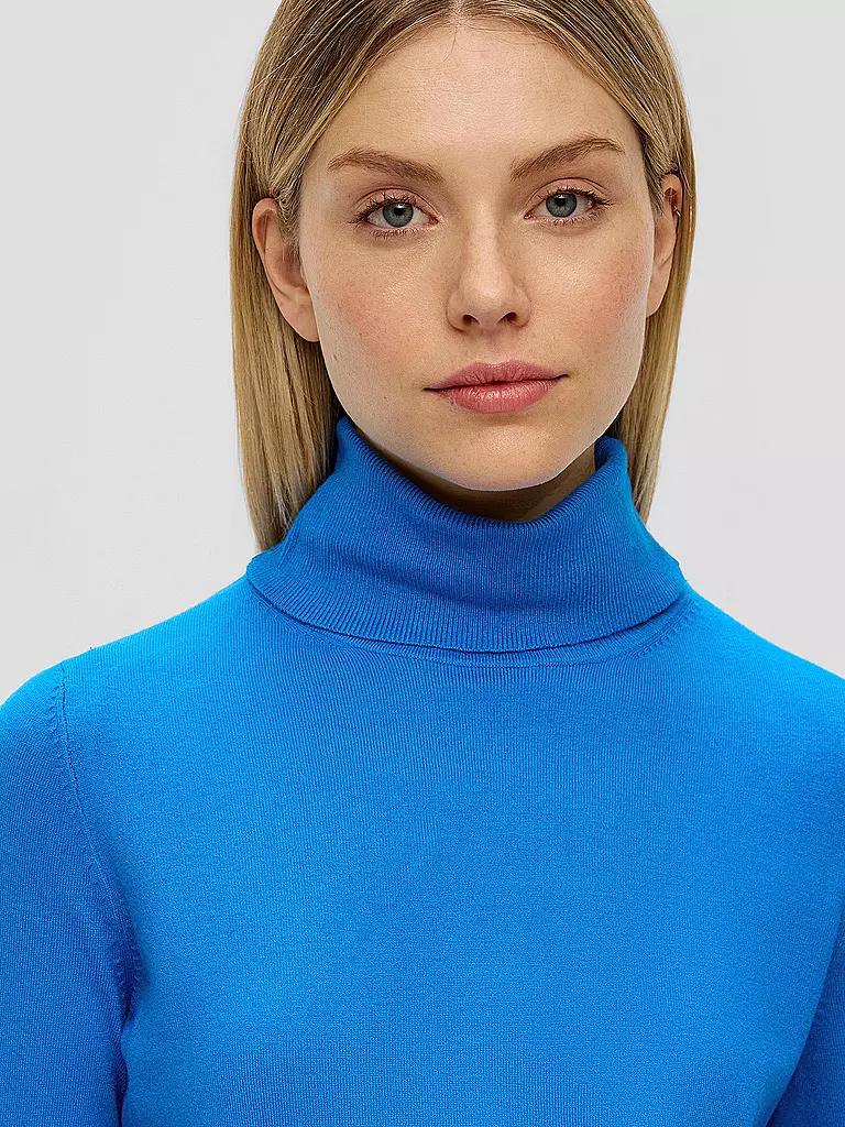 S.OLIVER | Rollkragenpullover | blau