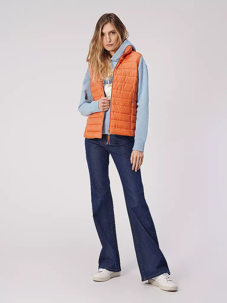 S.OLIVER | Steppgilet | orange