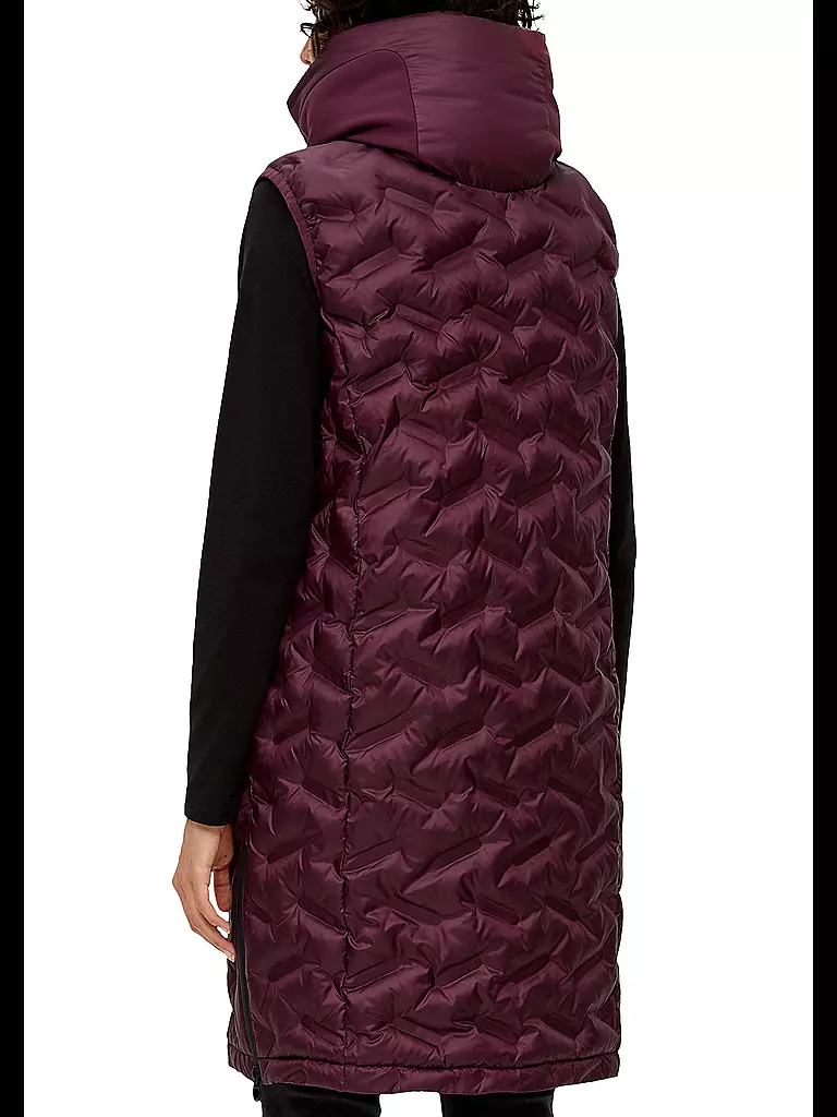 S.OLIVER | Steppgilet | schwarz
