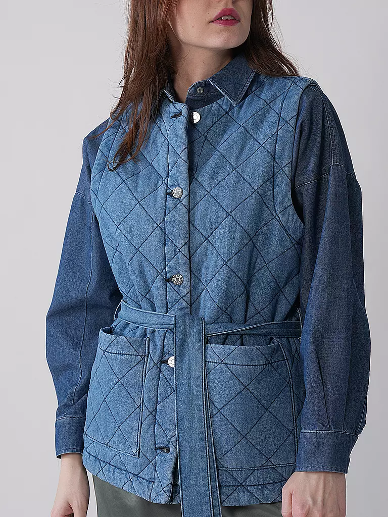 S.OLIVER | Steppgilet | blau
