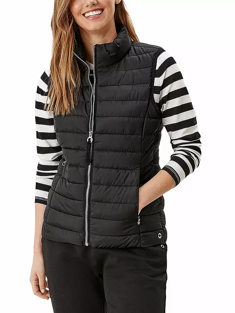 S.OLIVER | Steppgilet | dunkelblau