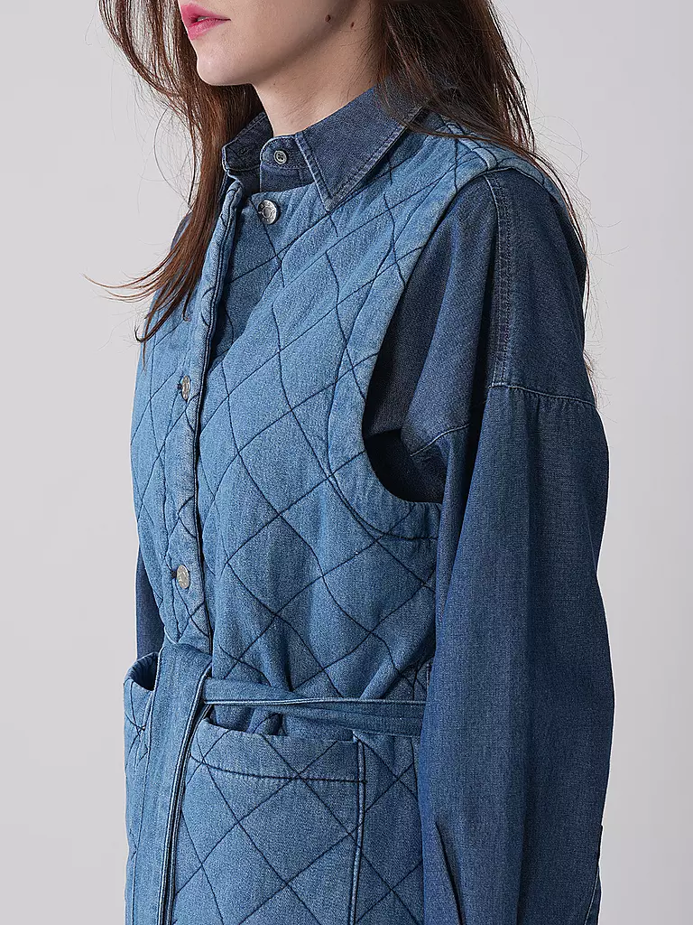 S.OLIVER | Steppgilet | blau