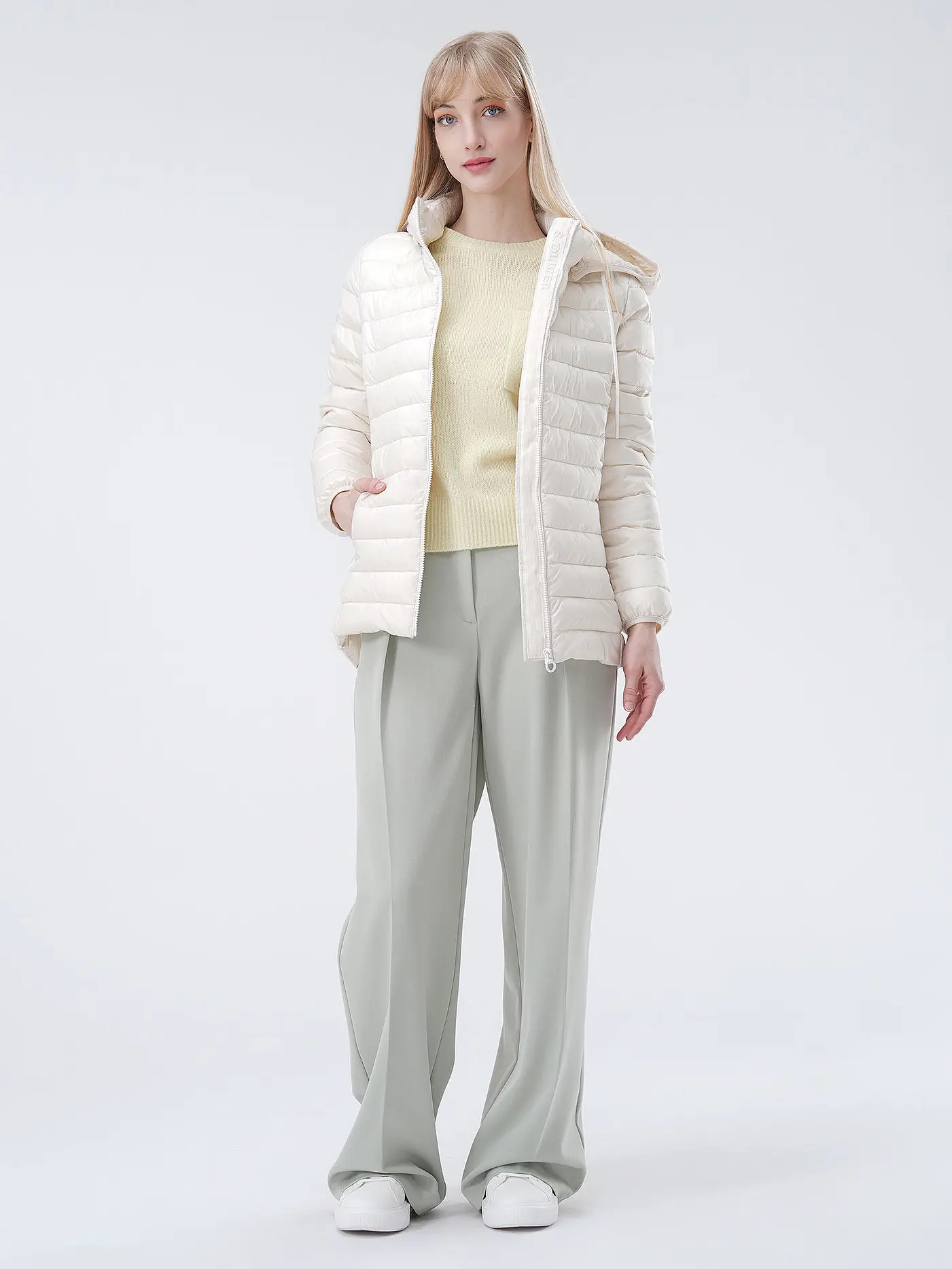 S.OLIVER | Steppjacke | creme