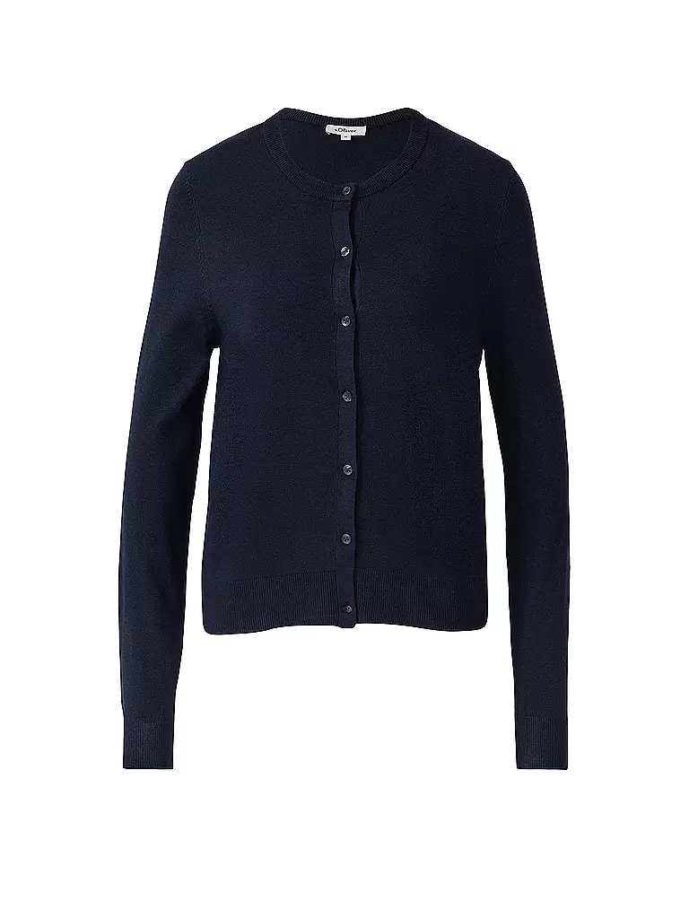 S.OLIVER | Strickjacke  | dunkelblau