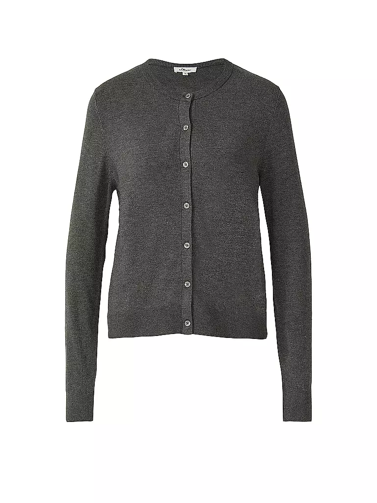 S.OLIVER | Strickjacke  | grau