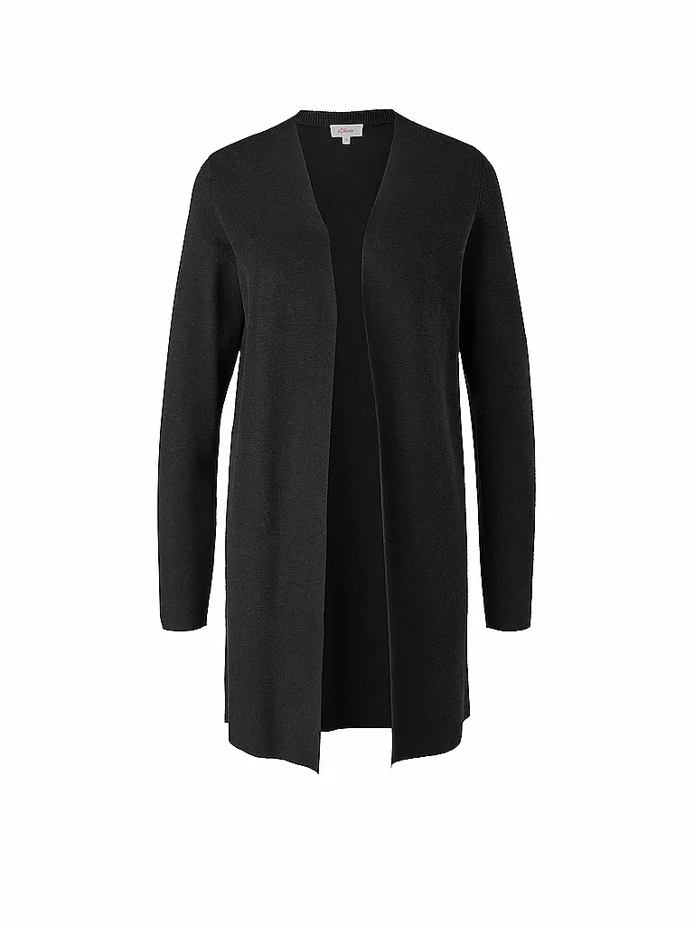 S.OLIVER | Strickjacke | schwarz
