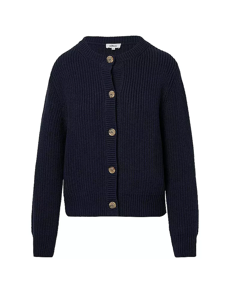 S.OLIVER | Strickjacke | dunkelblau