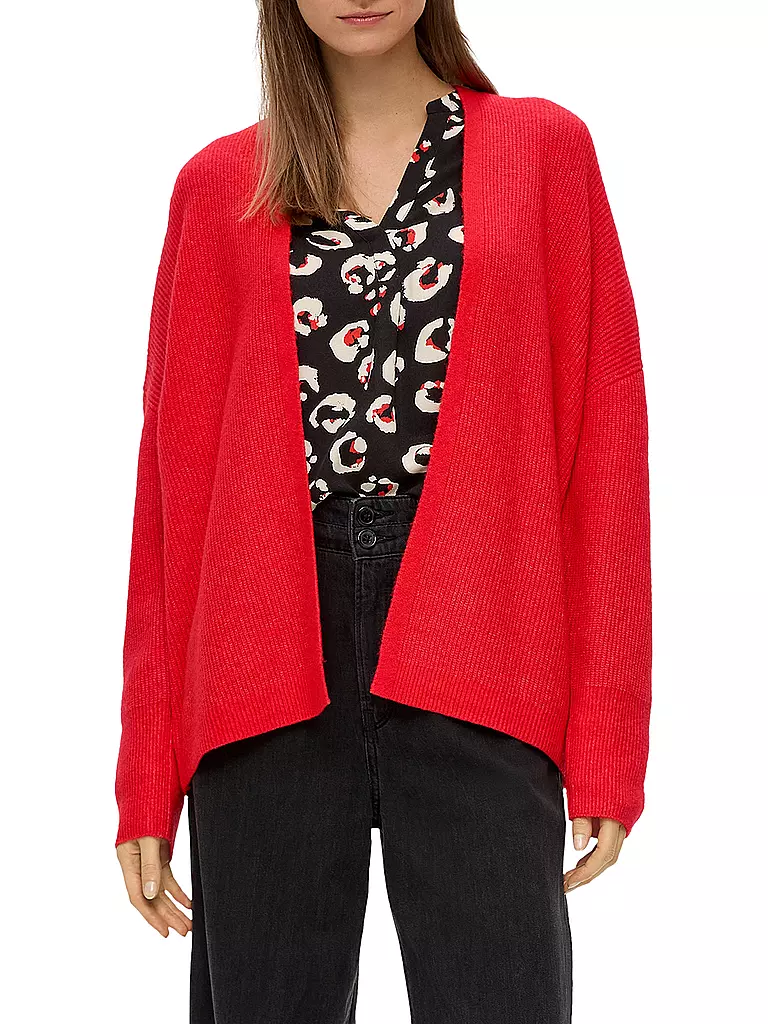 S.OLIVER | Strickjacke | rot