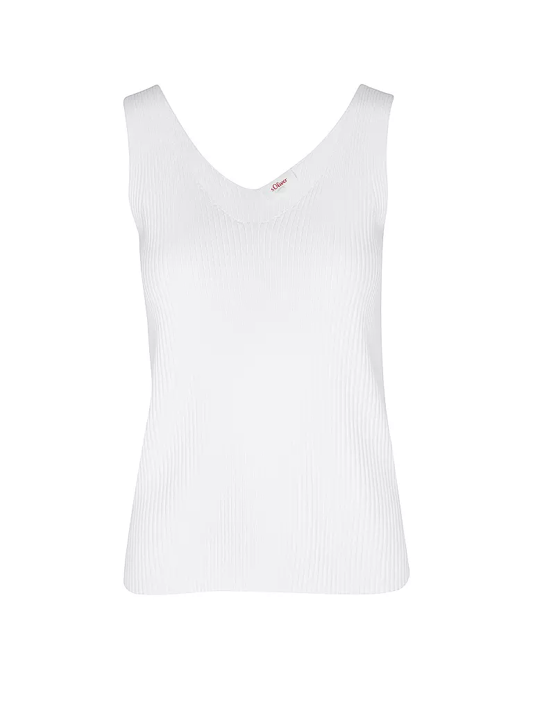 S.OLIVER | Stricktop  | weiss