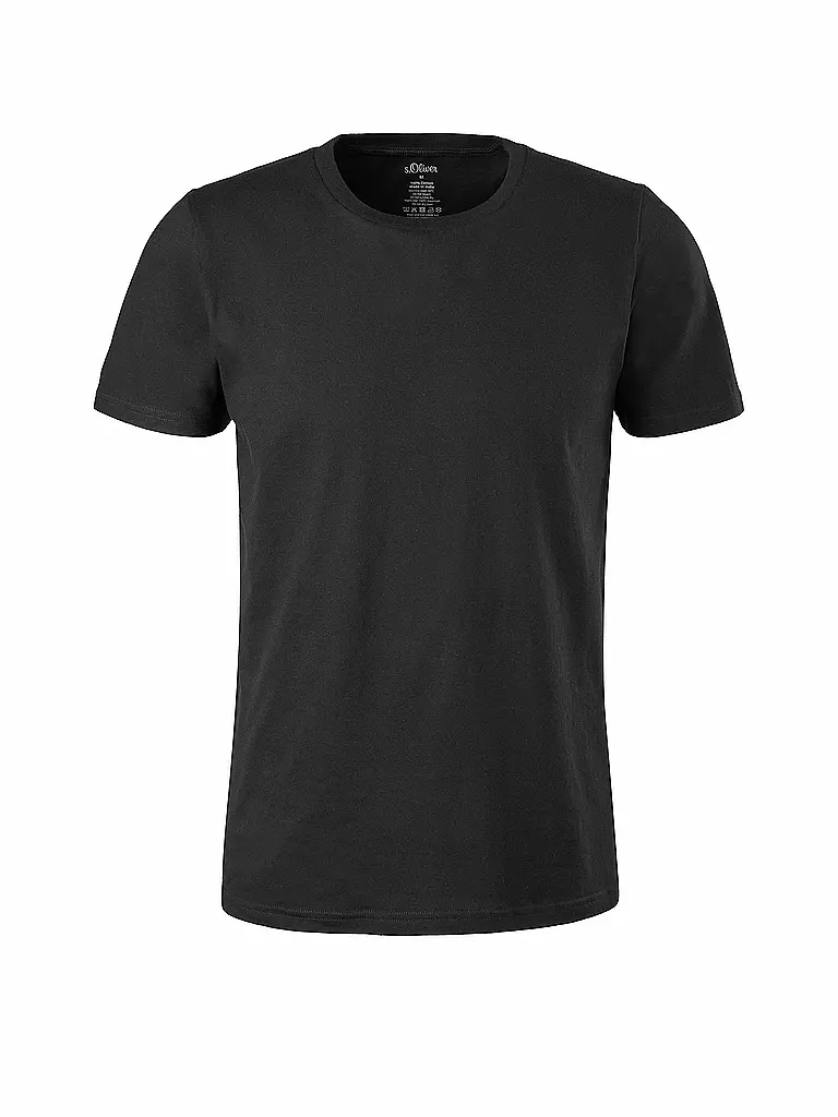 S.OLIVER | T Shirt  | schwarz