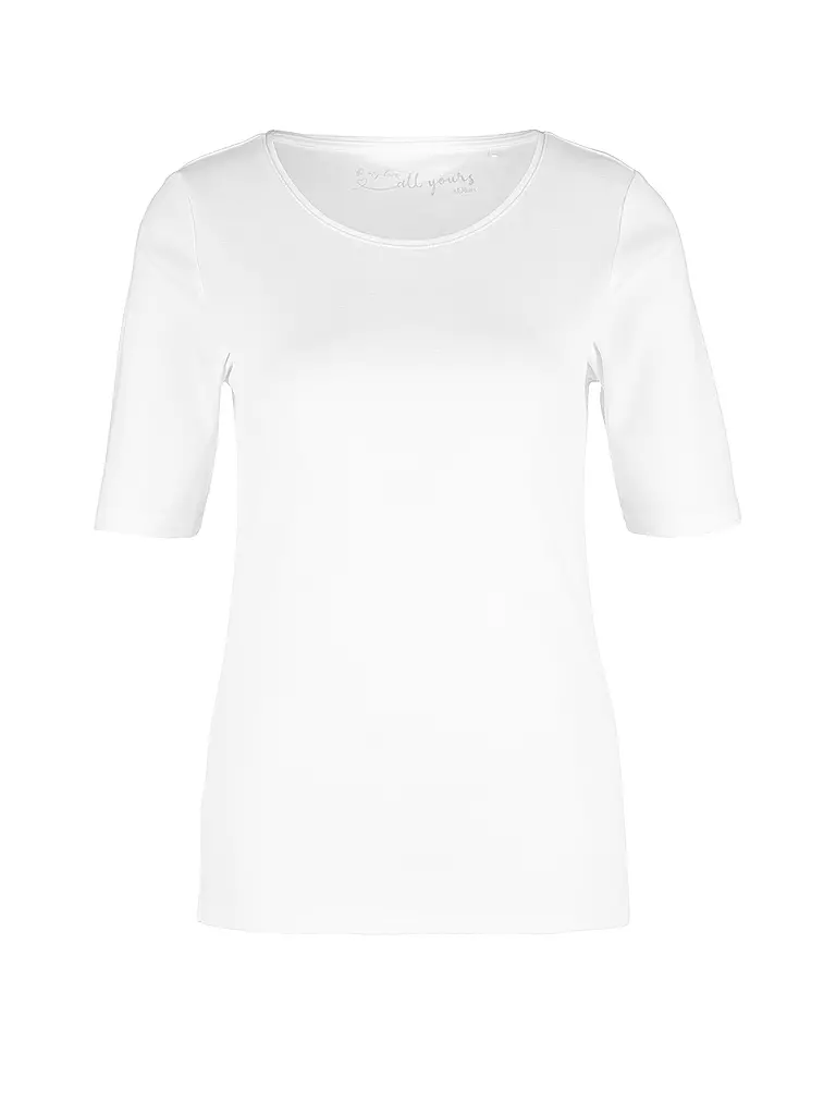 S.OLIVER | T Shirt Slim Fit | weiß