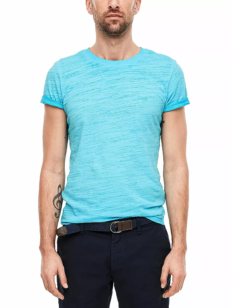 S.OLIVER | T Shirt Slim Fit | grün