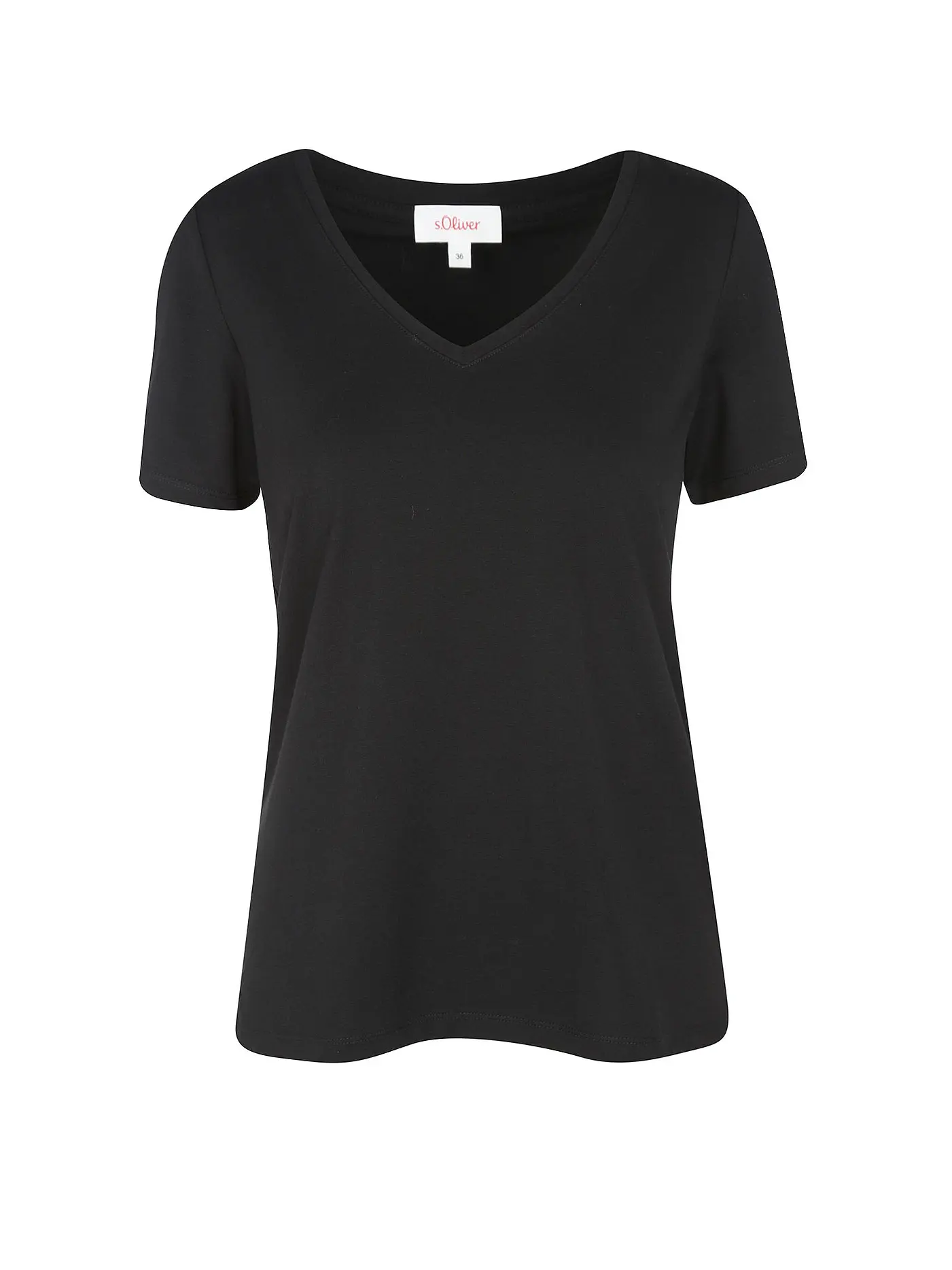 S.OLIVER | T-Shirt  | schwarz