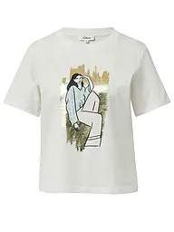 S.OLIVER | T-Shirt  | weiss