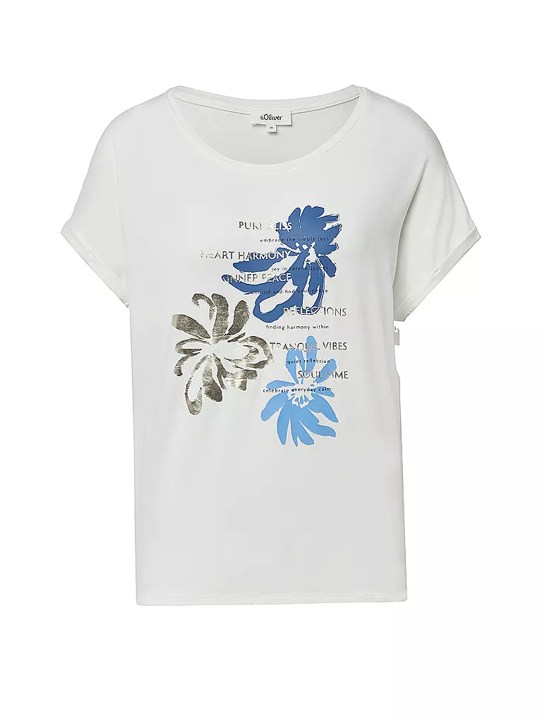 S.OLIVER | T-Shirt  | weiss