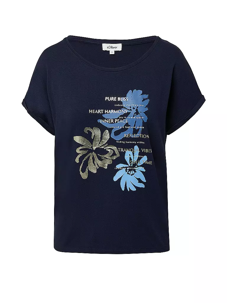S.OLIVER | T-Shirt  | dunkelblau
