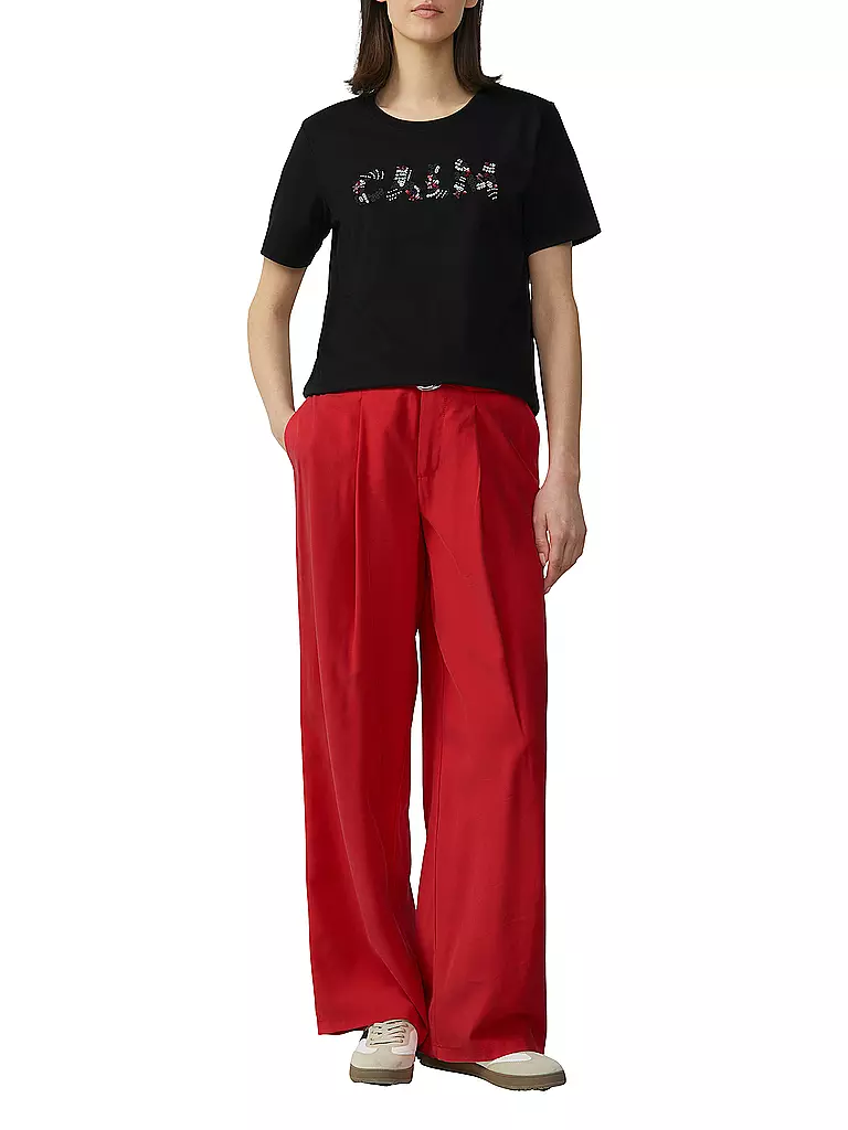 S.OLIVER | T-Shirt  | schwarz