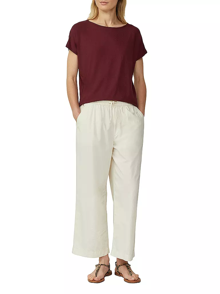 S.OLIVER | T-Shirt  | dunkelrot