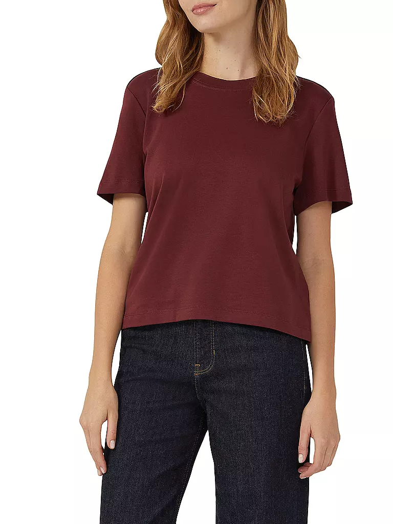 S.OLIVER | T-Shirt  | dunkelrot