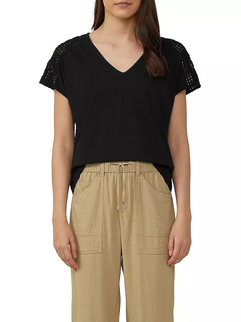 S.OLIVER | T-Shirt  | schwarz