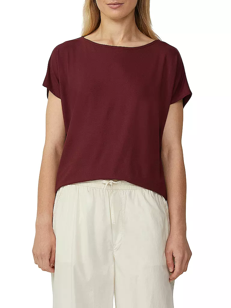 S.OLIVER | T-Shirt  | dunkelrot