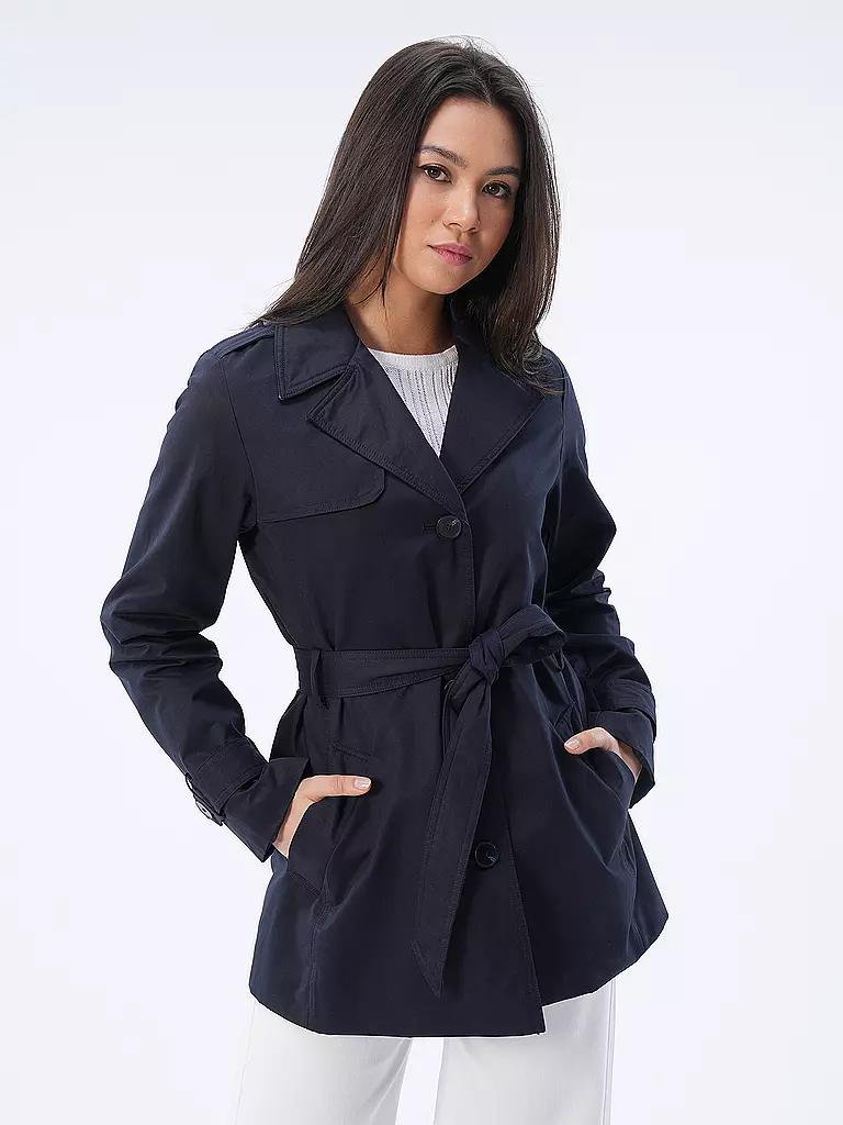 S.OLIVER | Trenchcoat  | dunkelblau