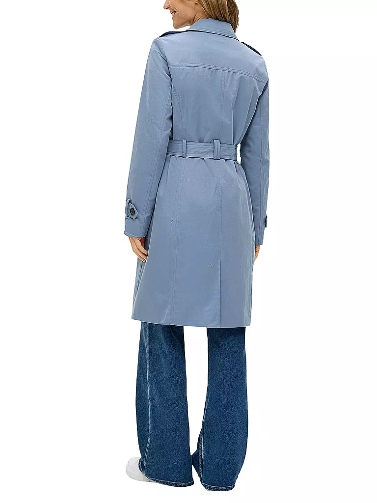 S.OLIVER | Trenchcoat | blau