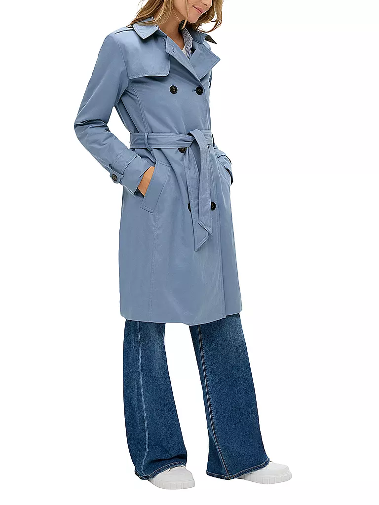 S.OLIVER | Trenchcoat | blau