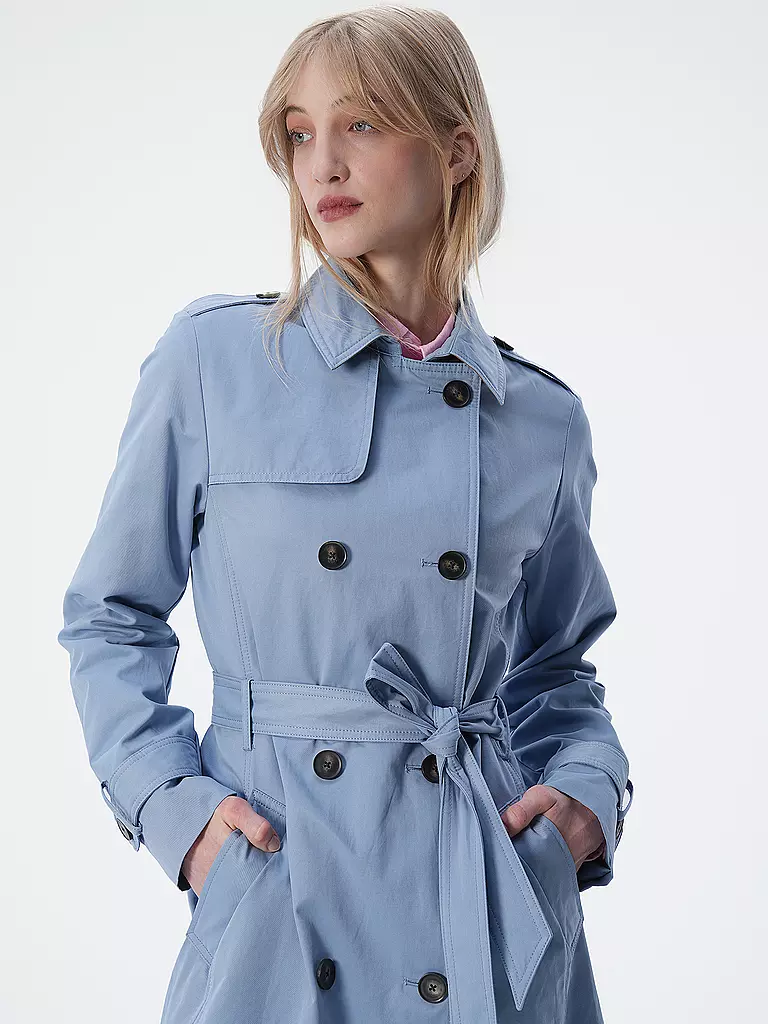 S.OLIVER | Trenchcoat | blau